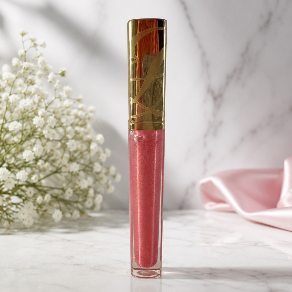 Estee Lauder Pure Color Gloss 20 Impulsive Coral Shimmer Lip Gloss Full Size
